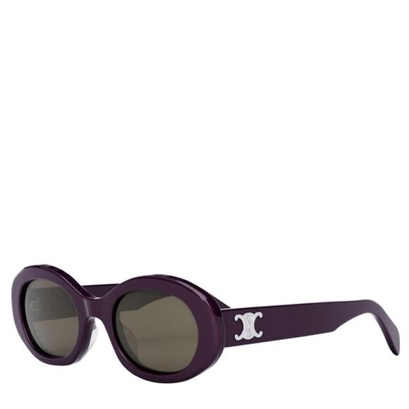 CELINE EYEWEAR
Triomphe oval-frame acetate sunglasses NWT - Picture 1 of 8